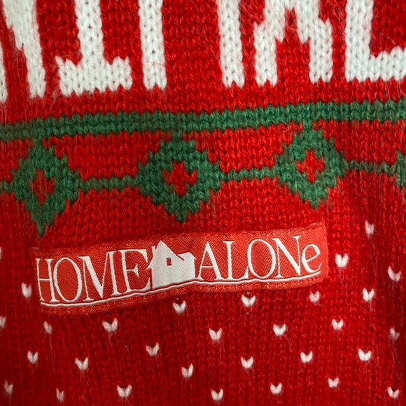 Home Alone Merry Christmas Ya Filthy Animal Crewneck Sweater Red White XXL - Picture 2 of 9